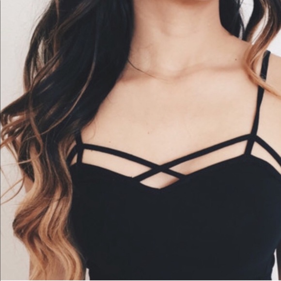 CRISS CROSS LAYERING CAMI - Picture 3 of 4